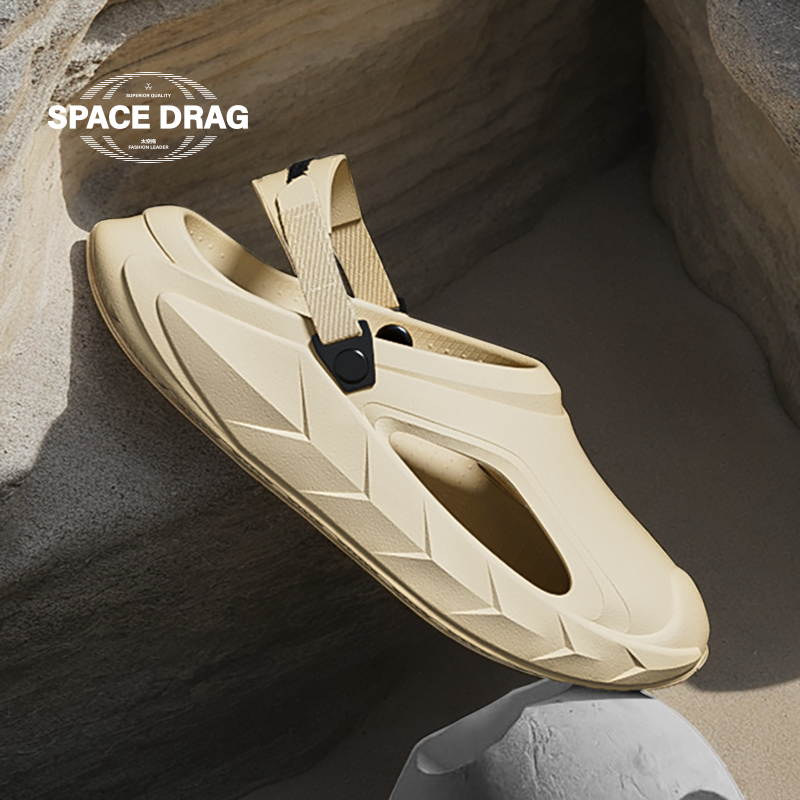 太空拖男士洞洞鞋外穿夏季户外防滑透气厚底踩屎感运动耐脏沙滩鞋