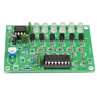 六LED叠亮流水灯套件电子对口单招技能考试模拟职教高考KS-56-11