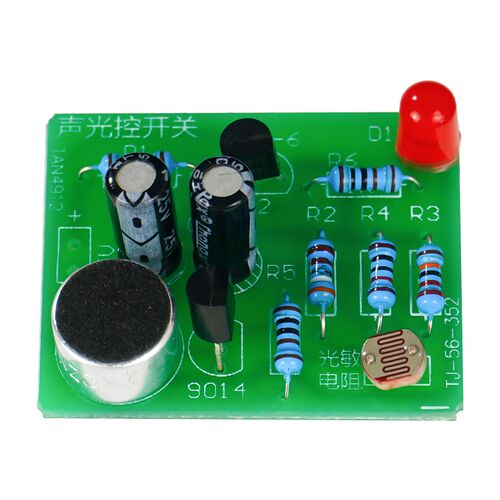 声光控开关焊接套件拍手声光控延时电路板电子制作DIYTJ-56-352