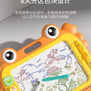 儿童画板磁性画画板玩具家用涂鸦板宝宝写字板磁力彩色绘画架画桌