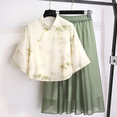 早春秋新中式汉服裙两件
