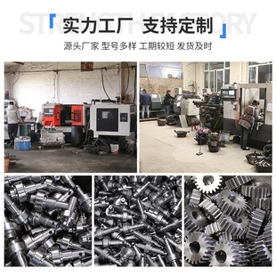 厂家承接减速机升降机电机等配件多头蜗杆机床丝杆非标异型齿轮轴