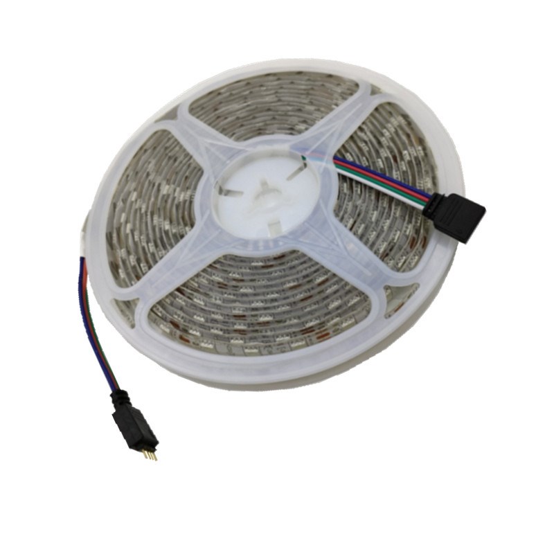 12V车载5米RGB彩灯带音乐声控控制器灯条手机遥控调光调色软灯带