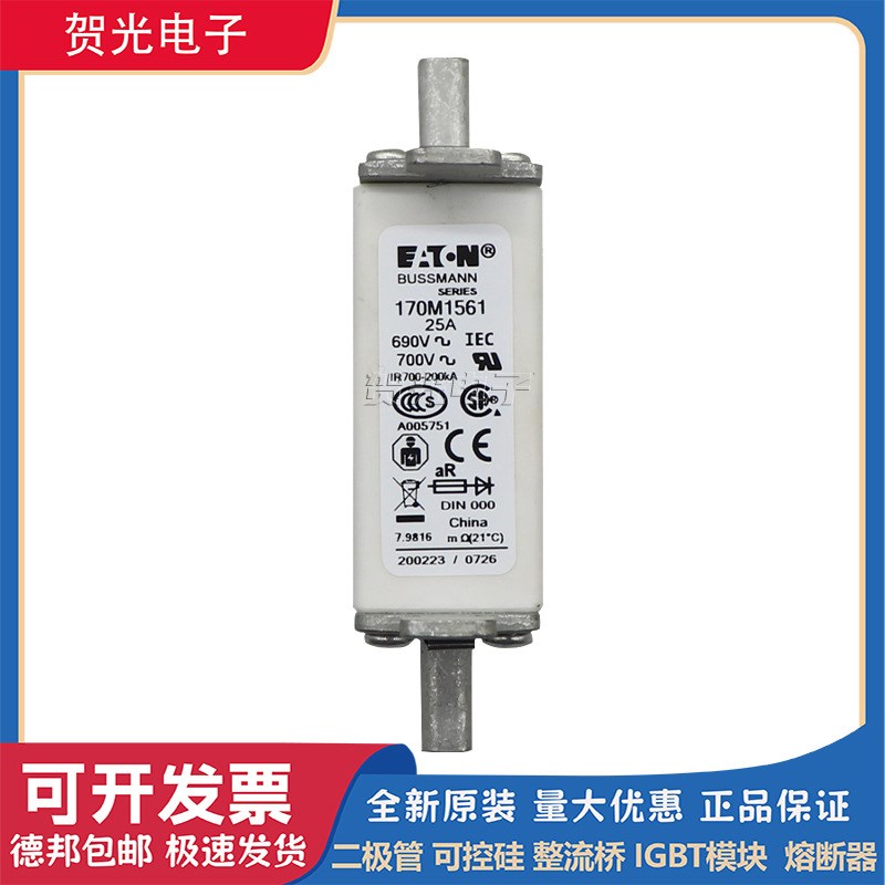 巴斯曼170M1560 170M1561 170M1562 170M3117 170M6814快速熔断器