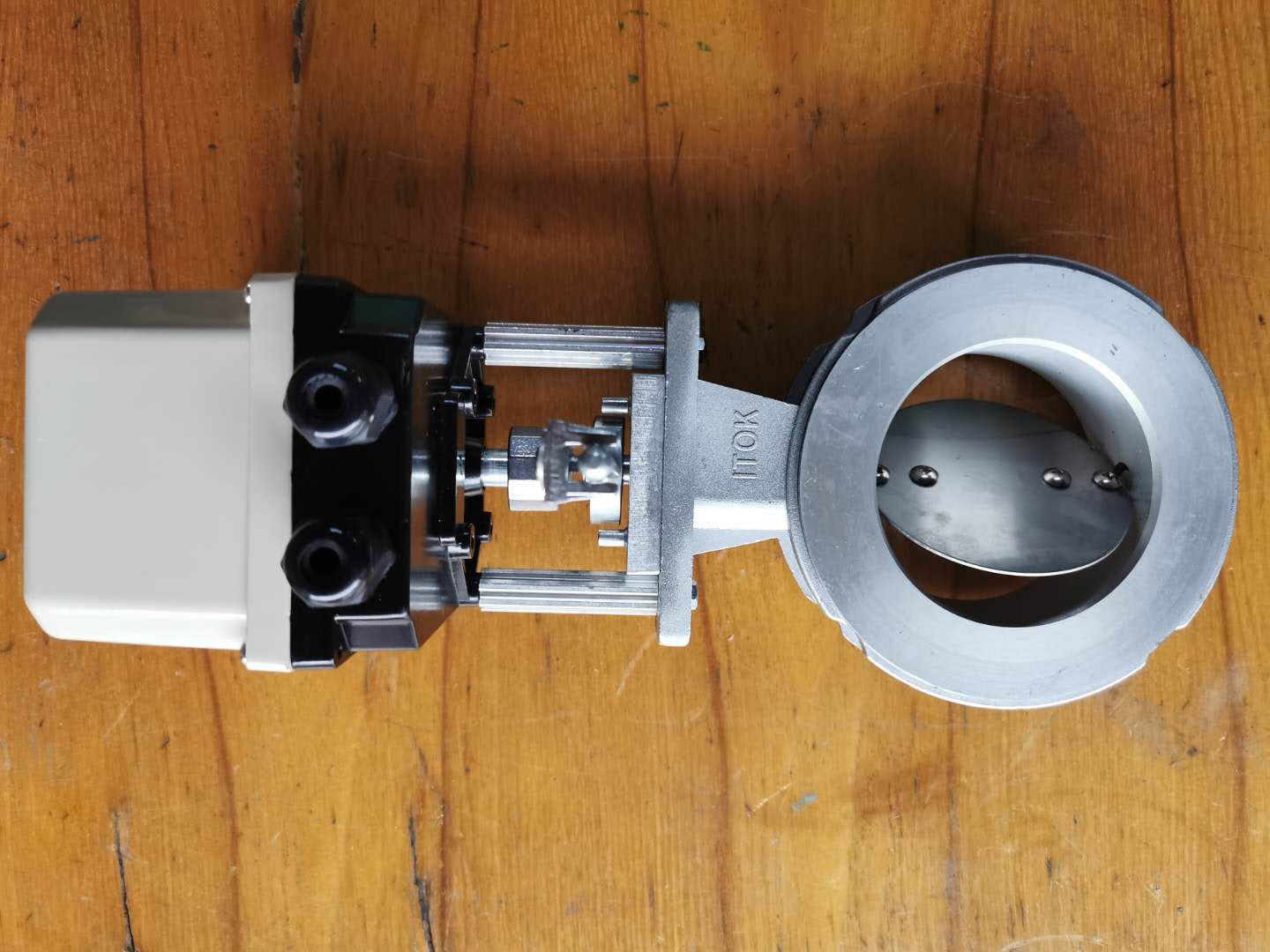 SM-10电动执行器风阀执行器SM-10+铸铝对夹式蝶阀电动铝合金风阀