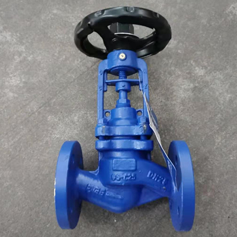 波纹管法兰截止阀WJ41H-25C 德标法兰蒸汽截止阀波纹管法兰截止阀