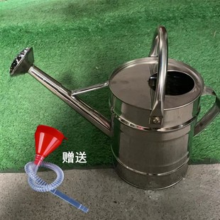 加厚不锈钢大容量洒水壶家用浇花洒水桶浇菜农用花洒壶浇花