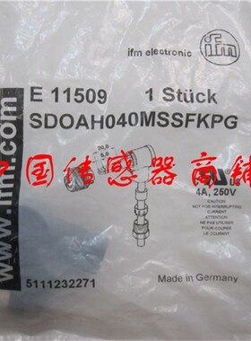 全新易福门电感式传感器连接插头E11504质量保证 当天发货
