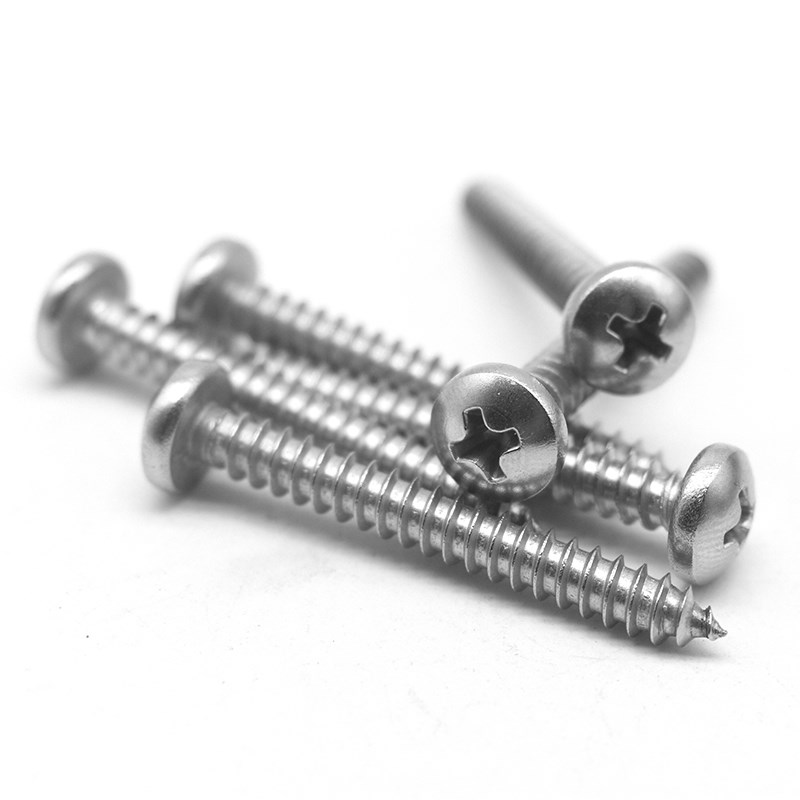 201不锈钢十字槽盘头自攻螺钉半圆头螺丝M2.2M2.9M3.5M3.9M4M4.2M