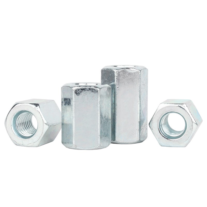 镀锌加长六角螺母焊接连接螺帽螺柱螺丝丝杆接头大全M5M6M8M10M12