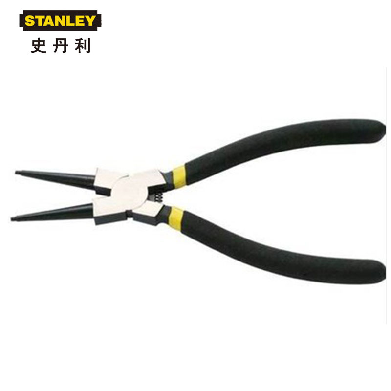 史丹利SD德式孔用直嘴卡簧钳5寸8436223/7寸363/9寸364/365内卡