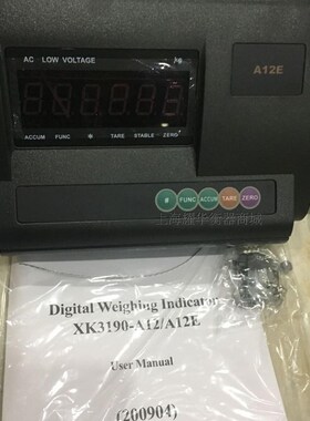 上海耀华XK3190-A12E仪表英文版出口称重显示器电子秤地磅表头