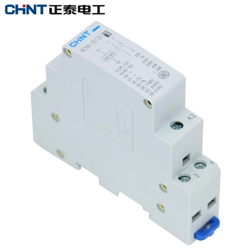 正泰家用交流接触器220V单项接触器NCH8-20/20/11 25A2常开DZ47型