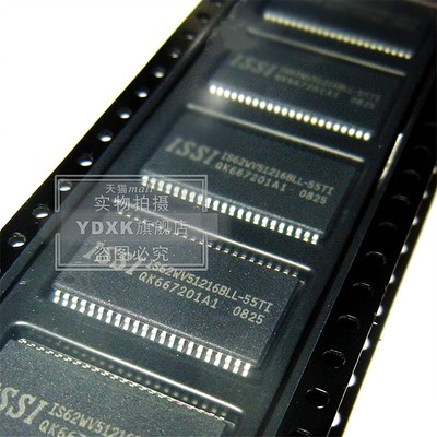 原装进口 IS62WV51216BLL-55TLI/55TI  SRAM存储器TSOP-44芯片IC