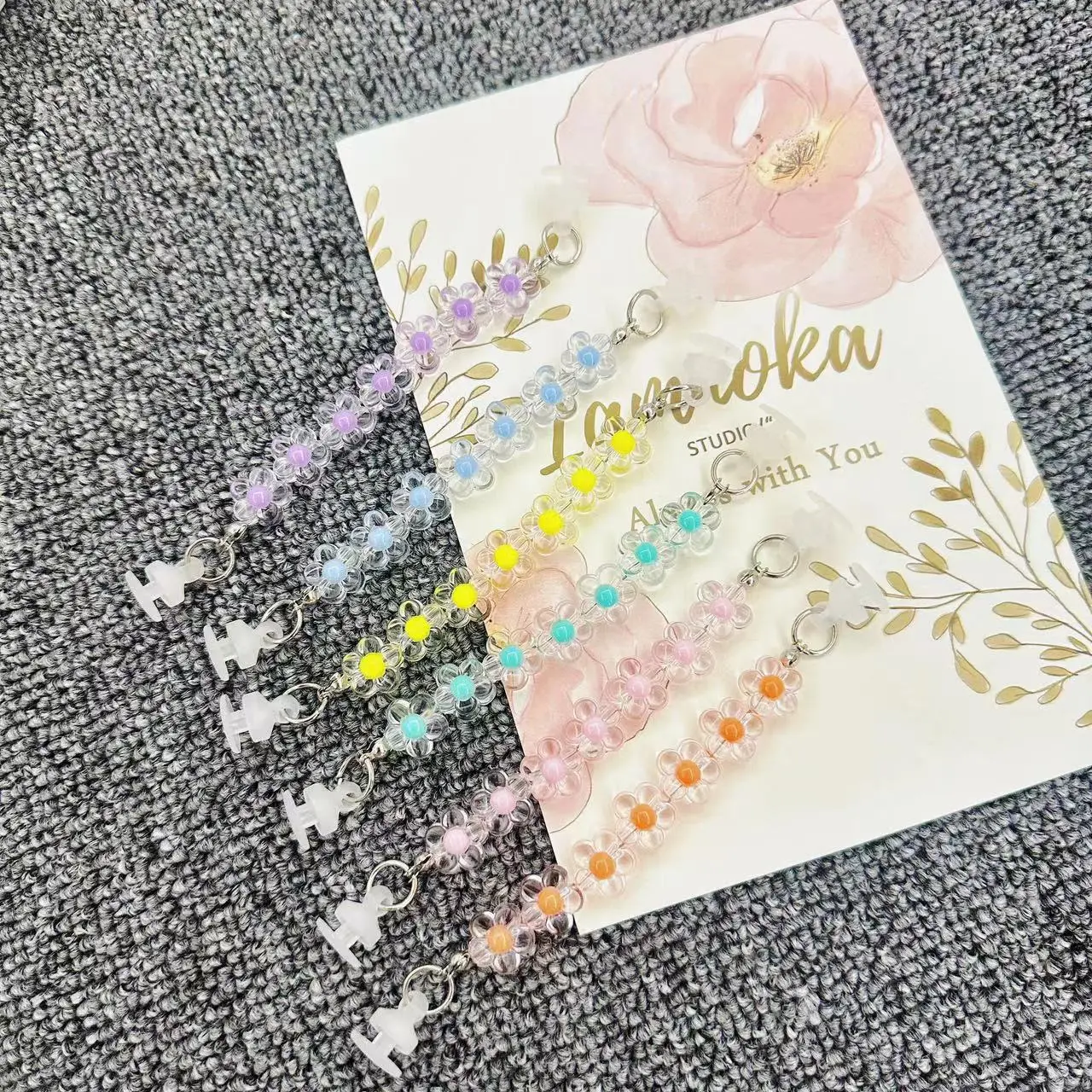 爆款洞洞鞋配饰链条 鞋花鞋扣沙滩鞋配饰果冻心形花朵链条