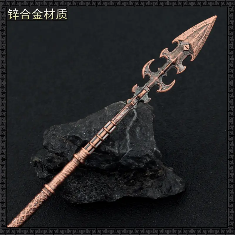 刺客信条黑刺英灵殿列辛迪加枭雄手杖袖合金武器玩具模