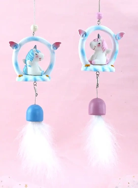 翅膀风铃创意新奇家居装饰吊件树脂工艺品学生礼物