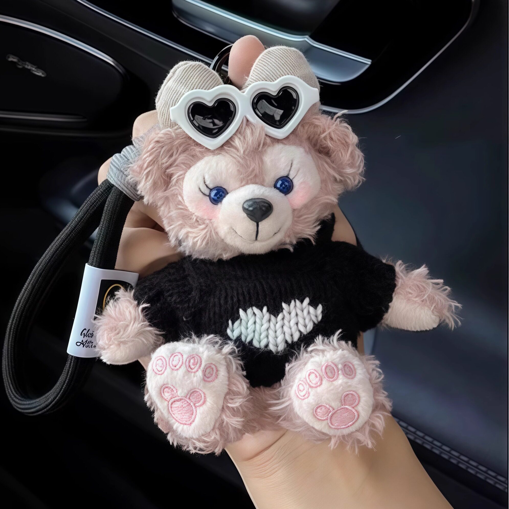 新款雪莉玫汽车钥匙扣挂饰包包挂件电动车钥匙扣可爱公仔情侣礼物