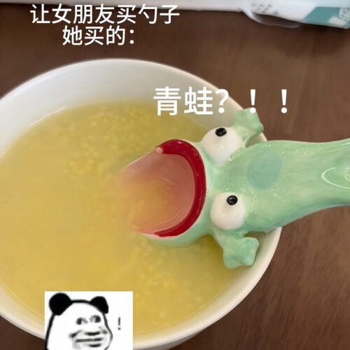 丑萌丑萌的青蛙勺、也太好玩了吧