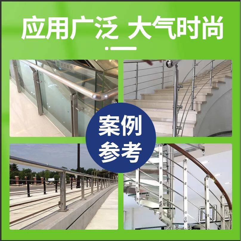 现货供应304不锈钢立柱桥梁立柱楼梯玻璃扶手栏杆固定围栏