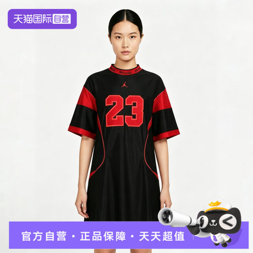 【自营】NIKE耐克女子运动休闲短袖连衣裙II5396-010