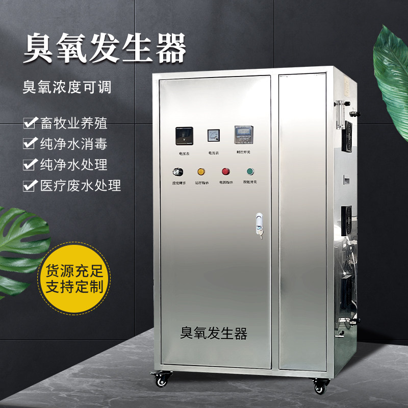 臭氧发生器消毒灭菌工业级高浓度泳池水产养殖桶装自来水厂活氧机