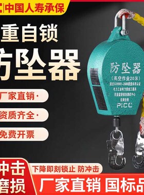 防坠器高空速差自锁器塔吊10米20m30m50m60m重型1吨货梯防坠落