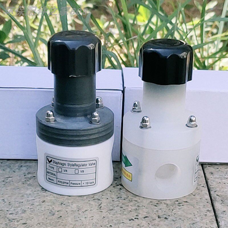 CPVC/PVDF/PTFE/PP材质塑料背压阀安全阀/单向泄压卸压阀压力调节