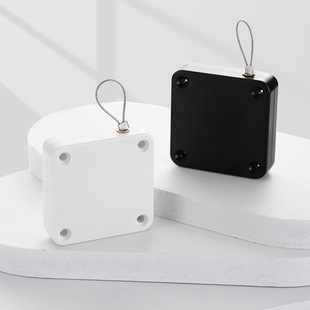 免打孔家用闭门器 自动收缩静音关门器拉门 自动简易拉伸闭门器