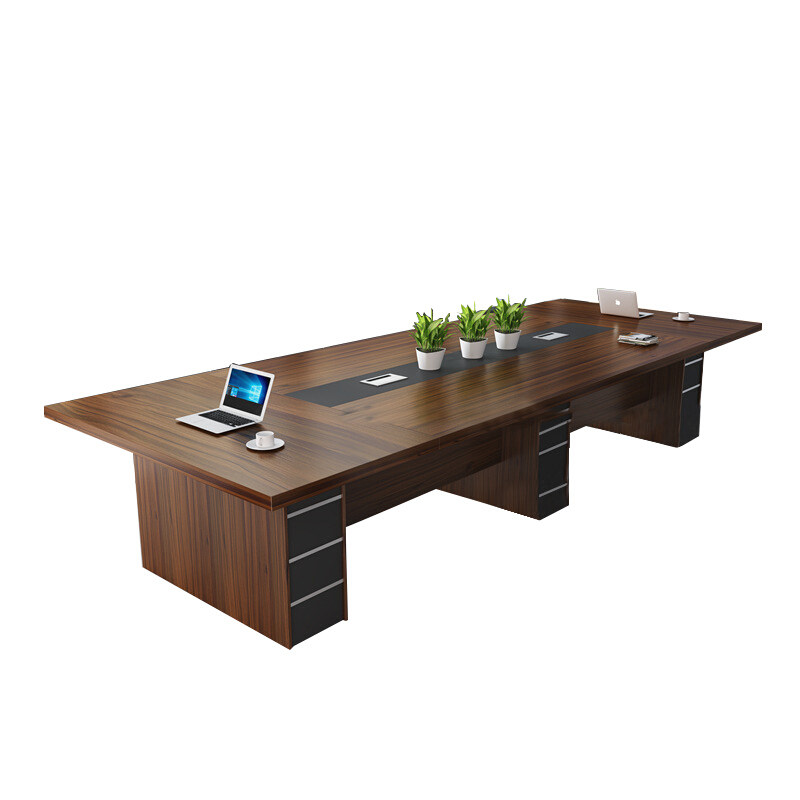 会议室员工办公桌长条桌职员学习洽谈桌培训桌简约现代大型接待桌