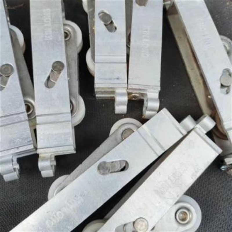 阳台断桥中空玻璃推拉门滑轮 坚朗 尺寸144*22*17*20