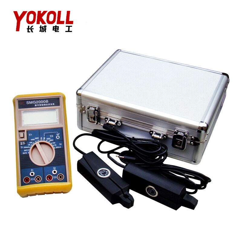 长城电工SMG2000B数字双钳相位伏安表SMG2000E低压伏安相表