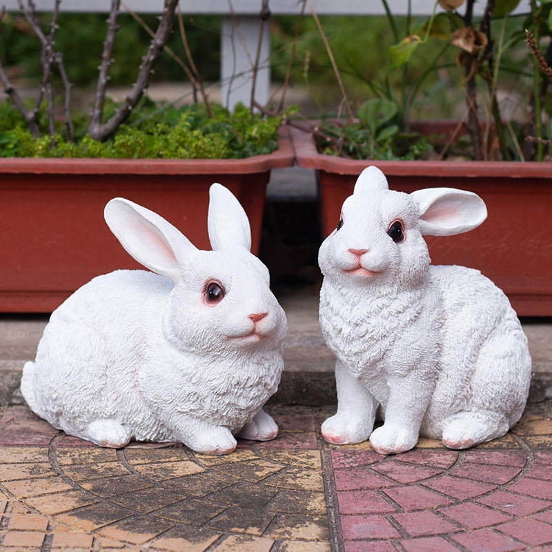 花园装饰 庭院户外幼儿园装饰摆饰工艺礼品摆饰雕塑仿真动物小兔,办公设备/耗材/相关服务,电工胶带,淘宝优惠券,粉丝福利购,淘宝优惠卷