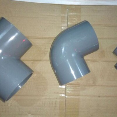 PVC弯头 UPVC弯头 灰色90度弯头160 200 250 315 355 400