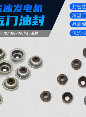 汽油机配件168F170F188F190F发电机微耕机抹光机水泵动力气门油封