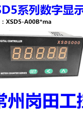 常州烤箱温度新款岗田智能数显仪表XSD5000XSD5A00Bma电流转速表