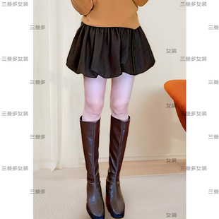 时尚 ASY 小个子 收腰减龄 花苞半身裙 2025新款