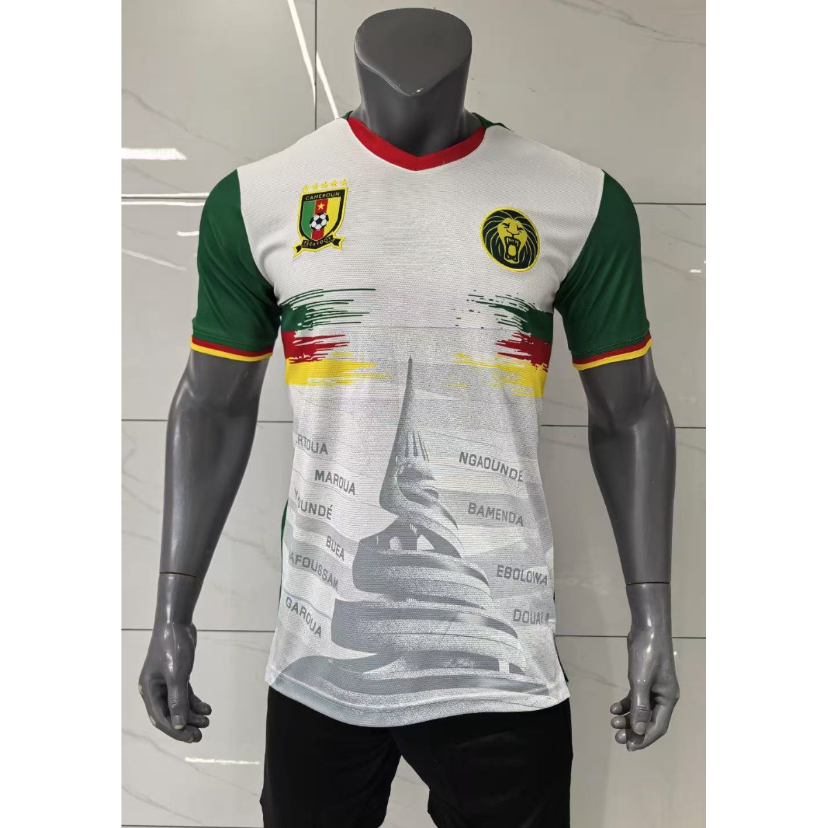 2526赛季喀麦隆二客球迷版足球服球衣短袖上衣
