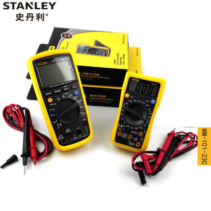 STANLEY史丹利数显万用表MM-101-23C 袖珍型数字式小万用表MM-201