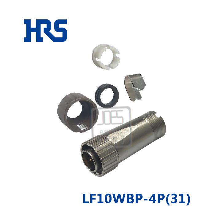 广濑HRS圆形航空插头LF10WBP-4P(31)正品现货4芯插头接插件