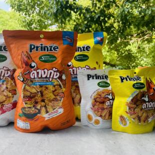 泰國進口Prinze咸蛋黃味蝦頭酥 Nature 原味蝦頭酥Siam 冬陰功味