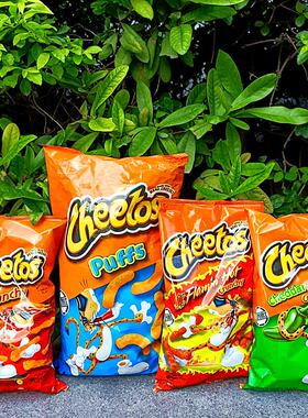 美国奇多芝士条薯片玉米片Cheetos Crunchy Cheese Flamingo Hot