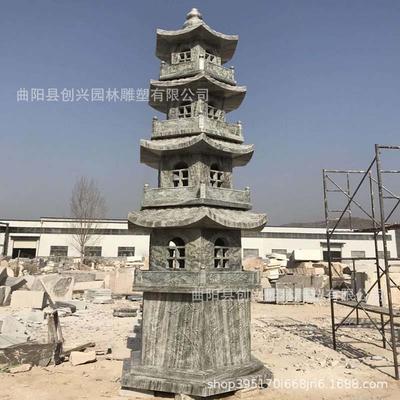 花岗岩石雕佛塔舍利塔寺庙供奉玲珑塔文昌塔经幢广场公园景观摆件