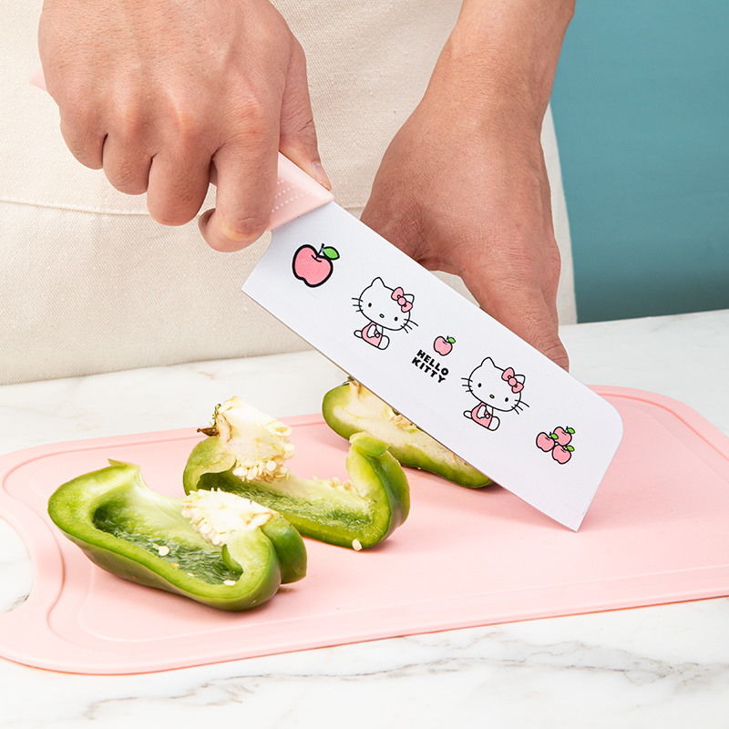 HelloKitty厨房菜刀菜板组合套装