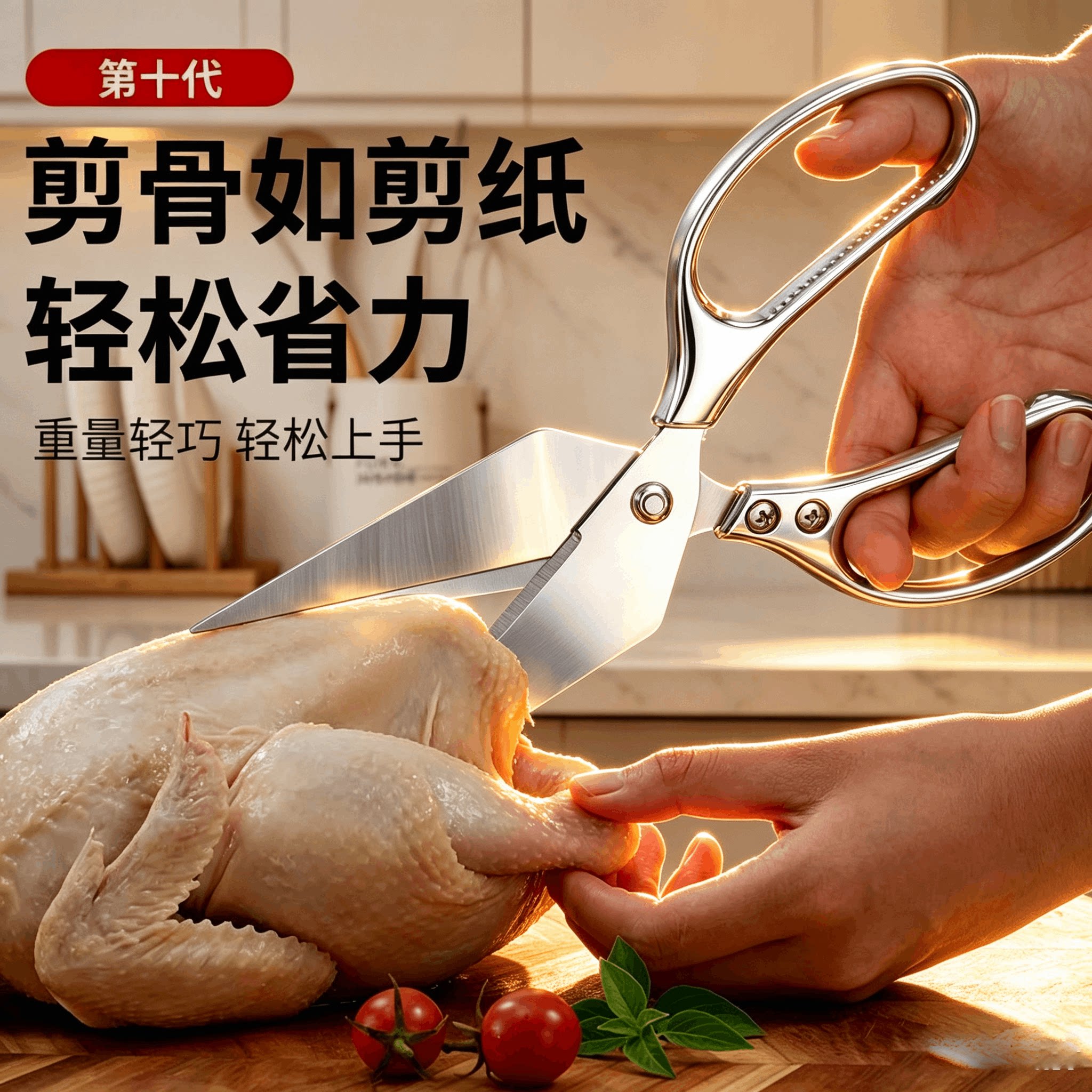 厨房剪刀家用不锈钢强力大头剪