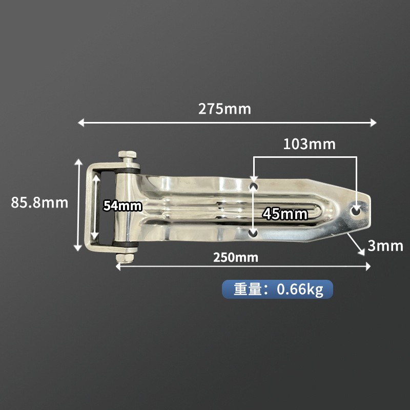 集装箱门铰链冷藏车厢合页货车侧门厢式快递车运输车门不锈钢合页