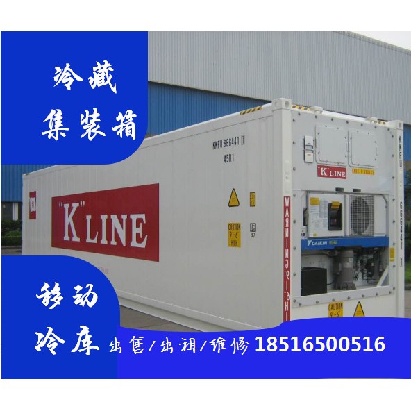 海运冷藏集装箱改装侧面加门，便于装卸货