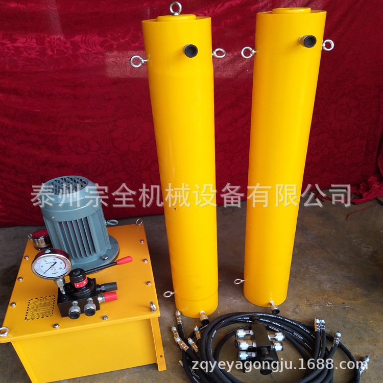 加长电动液压千斤顶 100吨200吨 320吨500T800吨电动千斤顶
