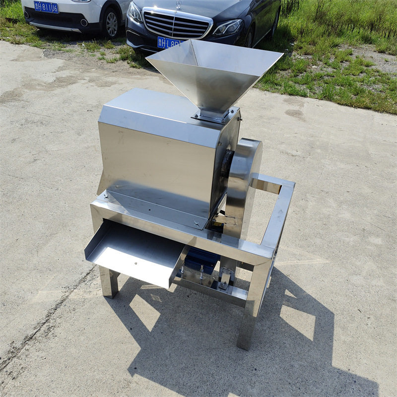 裕邦0.5吨工业水果打浆机橘子榴莲泥豆沙南瓜加工去皮去籽打浆机