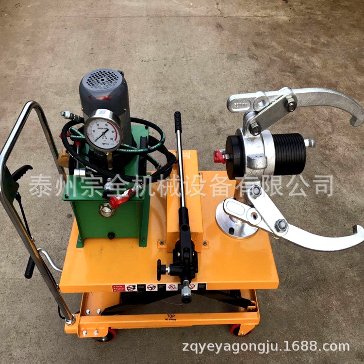 车载式电动液压拉马 50-500吨小车升降拉马 移动轴承拉马